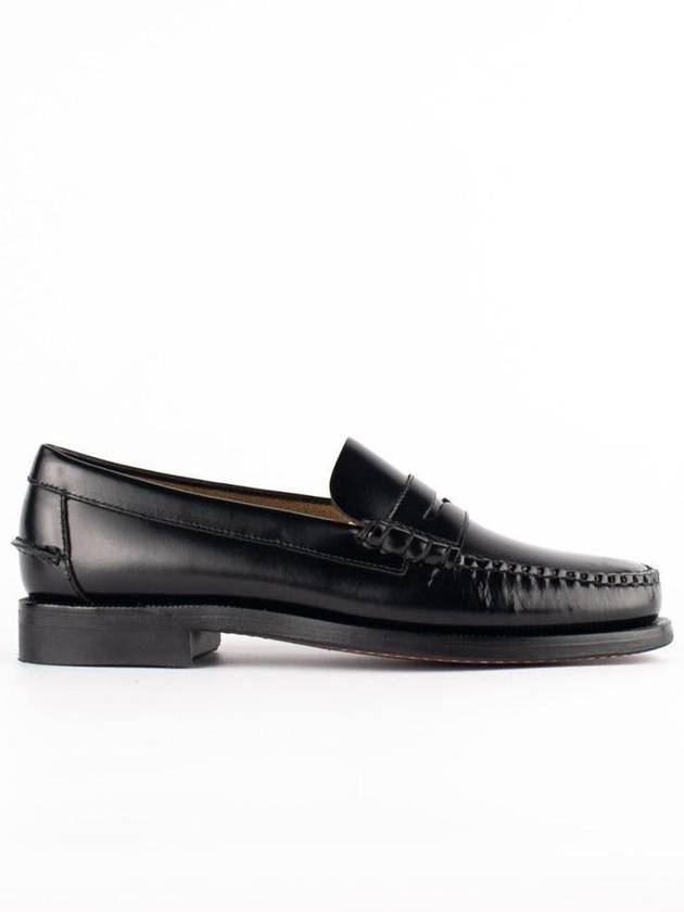 Sebago Black Leather Loafer - SEBAGO - BALAAN 1