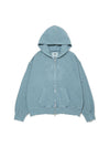 Runway Rose Of Sharon Vintage Two-Way Zip-Up Hoodie Aqua - ULKIN - BALAAN 4