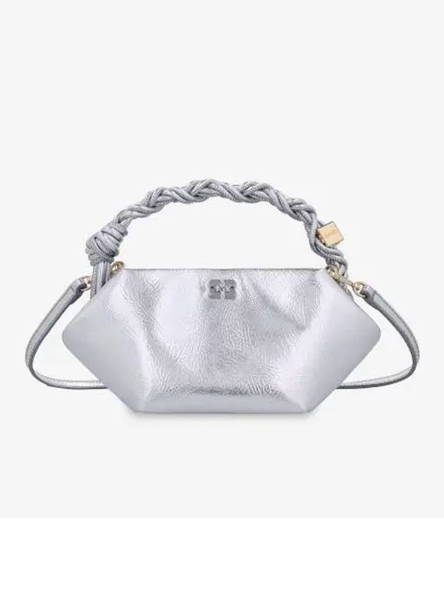 Bou Mini Tote Bag Silver - GANNI - BALAAN 2