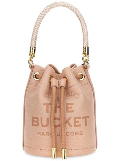 Women's Micro Leather Mini Bucket Bag Rose - MARC JACOBS - BALAAN 2