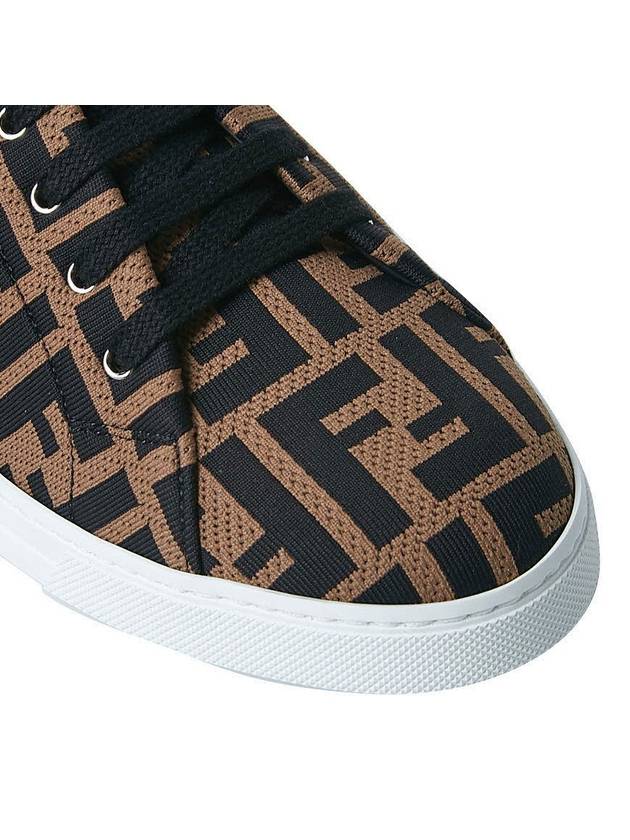 Tech Fabric Low Top Sneakers Brown - FENDI - BALAAN 10