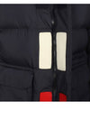 Men's Hostomme Logo Hooded Long Padding Navy - MONCLER - BALAAN 6