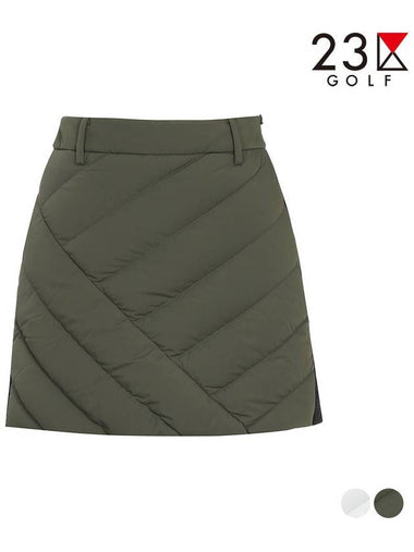 Golf Diagonal Quilted Short Skirt EL4LPC035 - 23KU - BALAAN 1