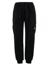 Wappen Patch Jogger Baggy Pants Black - STONE ISLAND - BALAAN 2