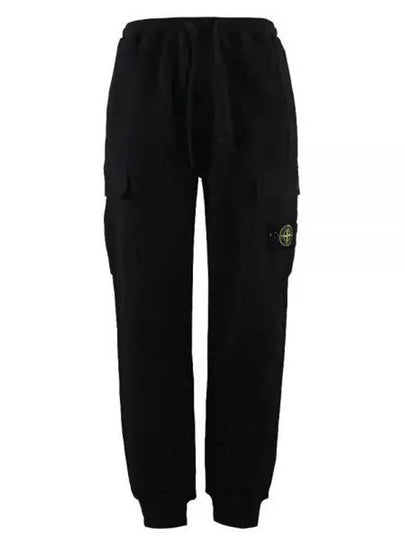 Wappen Patch Jogger Baggy Pants Black - STONE ISLAND - BALAAN 2