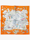 Carres Sur Mon Nuage 90 Scarf Orange - HERMES - BALAAN 2