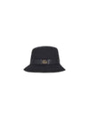 Double G Logo Canvas Bucket Hat Black - GUCCI - BALAAN 2