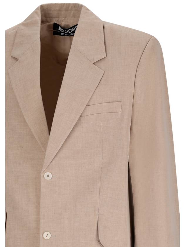 Jacket 245JA0451546150 BEIGE - JACQUEMUS - BALAAN 4