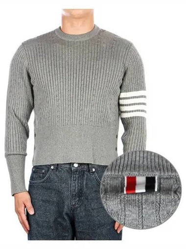 Men s diagonal armband knit 270023 - THOM BROWNE - BALAAN 1