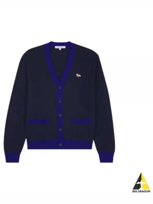 Baby Fox Patch Regular Cardigan Navy - MAISON KITSUNE - BALAAN 2