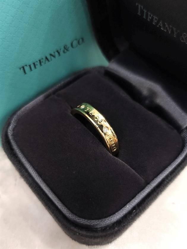 Lux You Diamond 2P yellow gold narrow ring Korea No 10 - TIFFANY & CO. - BALAAN 4