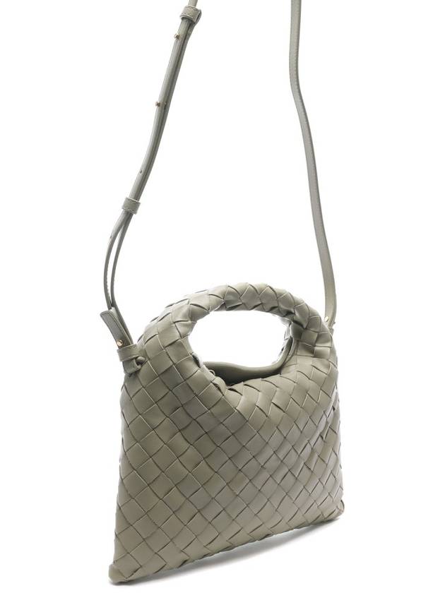 Intrecciato Mini Hop Tote Travertine - BOTTEGA VENETA - BALAAN 4