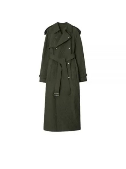 Double Breasted Quilted Trench Coat Loch - BURBERRY - BALAAN 2