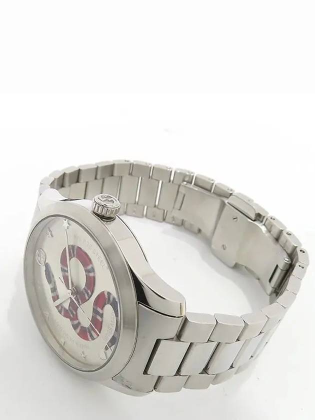 YA1264076 G Timeless Quartz 38MM Kingsnake Steel Men s Watch - GUCCI - BALAAN 2