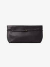 Sienna Slim Leather Clutch Bag Black - THE ROW - BALAAN 2