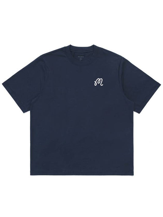 Paradise In Play Baron Bucket Short Sleeve T Shirt NAVY - MALBON GOLF - BALAAN 1