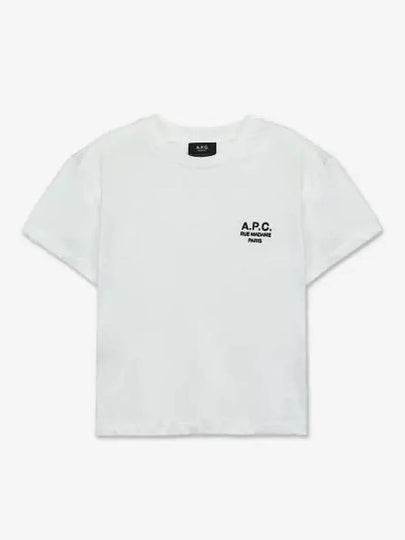 Boxy Rue Madame Short Sleeve T-Shirt White - A.P.C. - BALAAN 2