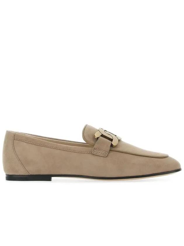 Women's Kate Suede Loafers Beige - TOD'S - BALAAN 2