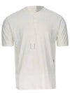 Tacting Piquet Buttoned Short Sleeve T-Shirt White - CP COMPANY - BALAAN 2