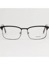 Glasses frame VPR54W 1AB 1O1 black square metal frame - PRADA - BALAAN 3