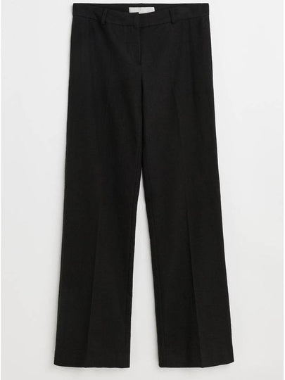 Hip Trouser Draping Canvas Straight Pants Black - OUR LEGACY - BALAAN 2