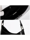 Cleo Brushed Leather Shoulder Bag Black - PRADA - BALAAN 6