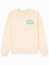 Wellness Studio Logo Sweatshirt Cream - SPORTY & RICH - BALAAN 4