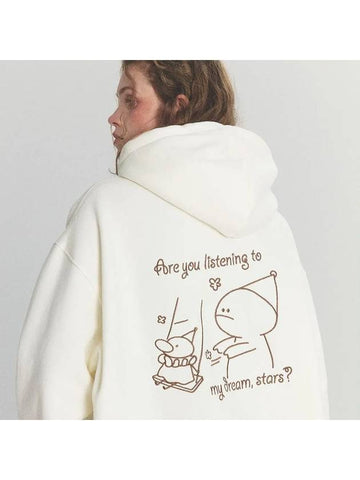 To My Hoooly Embroidered Hoodie Cream - CPGN STUDIO - BALAAN 1