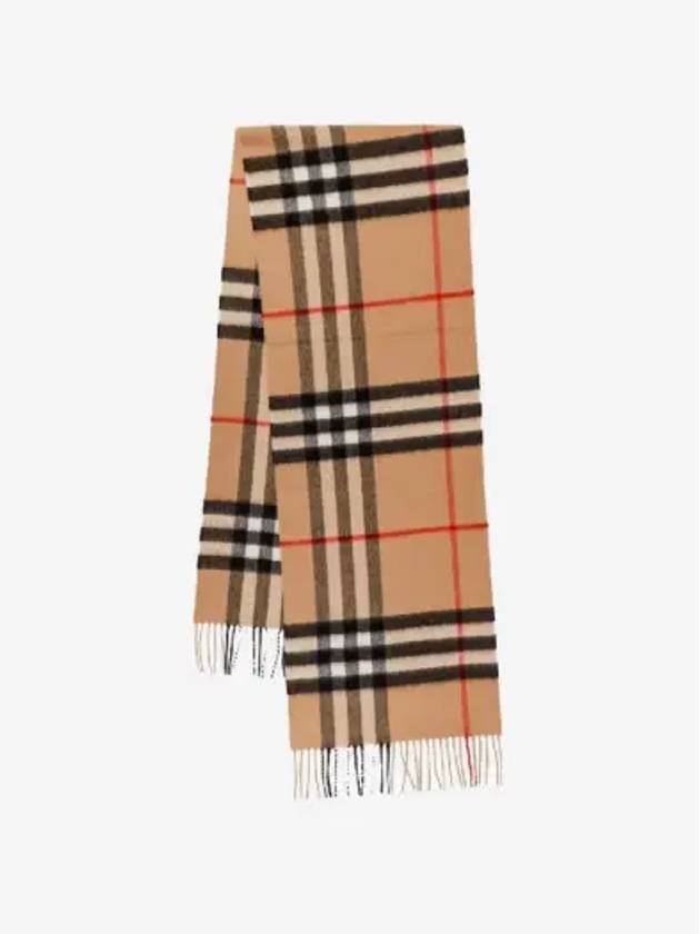 Vintage Check Cashmere Muffler Beige - BURBERRY - BALAAN 2