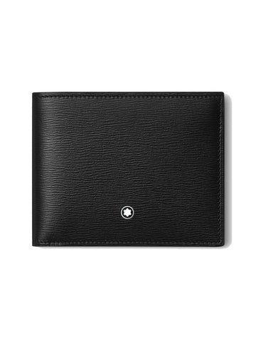 Meisterst ck 4810 6cc Half Wallet Black - MONTBLANC - BALAAN 1