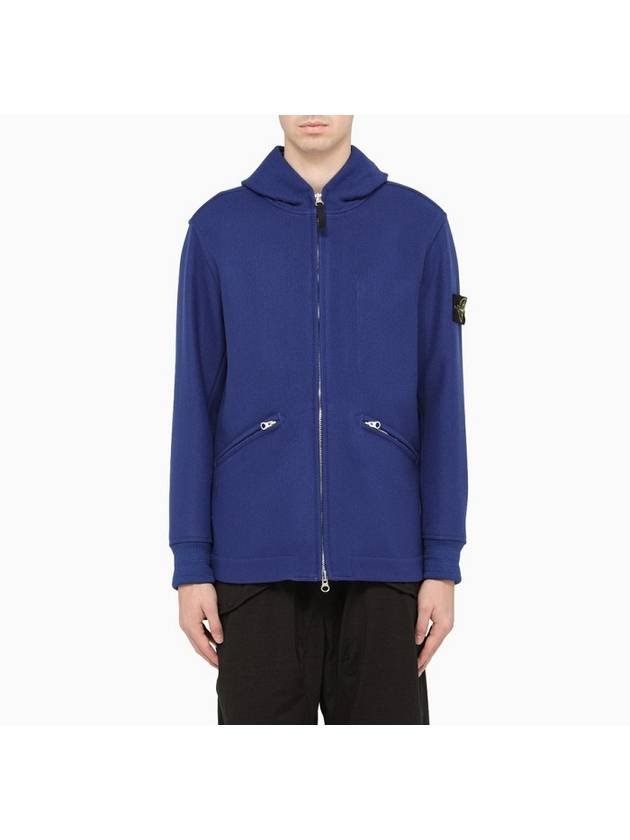 Panno Speciale Hooded Jacket Periwinkle - STONE ISLAND - BALAAN 3