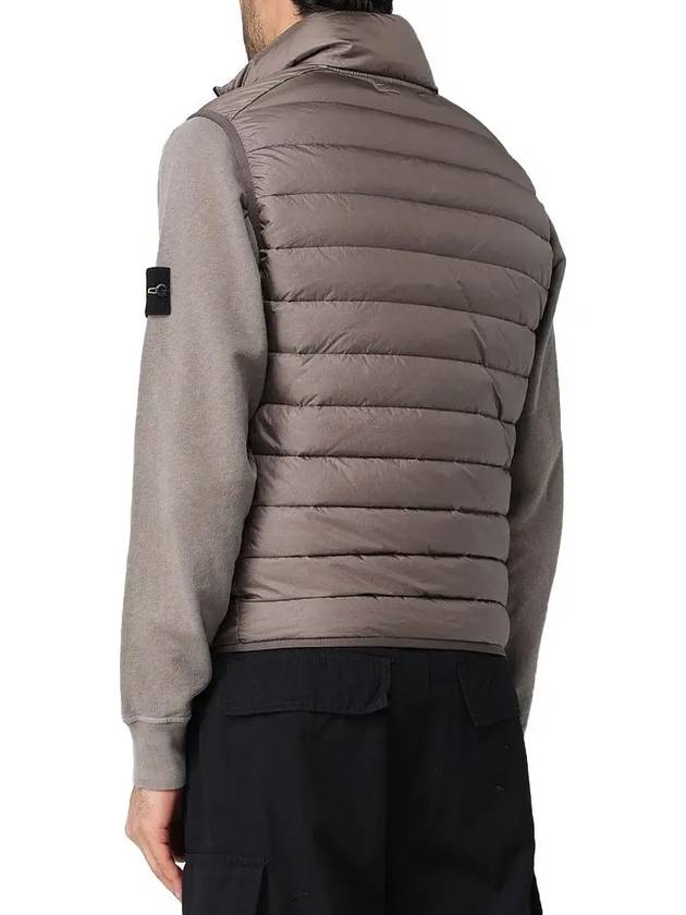 Chamber R Nylon Down Vest Dove Grey - STONE ISLAND - BALAAN 3