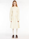 Pleiadi Cotton Long Dress Cream - MAX MARA SPORTMAX - BALAAN 3