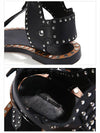 Women's Johanna JOHANNA leather sandals black - ISABEL MARANT - BALAAN.