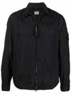 Lens Tailor L Shirt Zip-Up Jacket Black - CP COMPANY - BALAAN 3