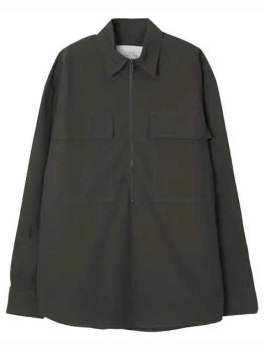 half zip shirt men long sleeve - STUDIO NICHOLSON - BALAAN 1