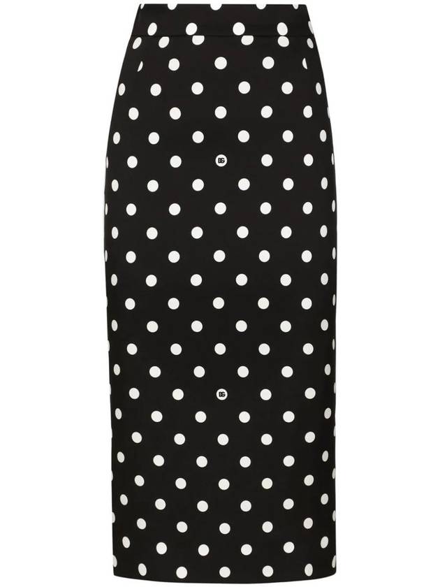 Dolce & Gabbana Polka Dot Pencil Skirt - DOLCE&GABBANA - BALAAN 1