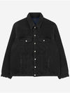 Padded Japanese Denim Jacket Black - BALENCIAGA - BALAAN 2