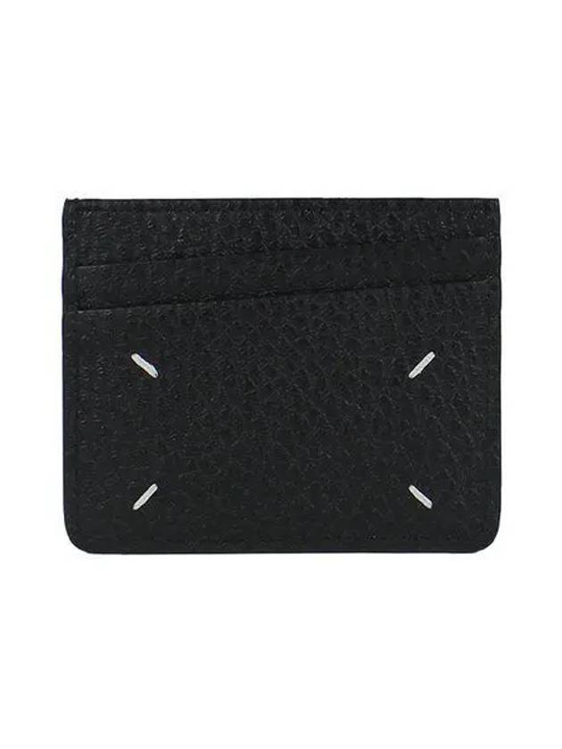 Four Stitch Card Wallet Black - MAISON MARGIELA - BALAAN 2