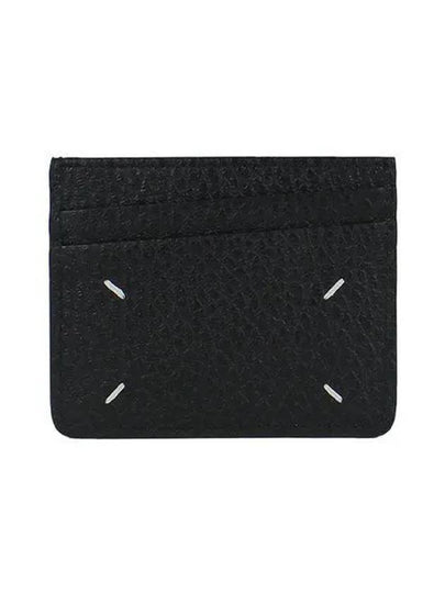 Four Stitch Card Wallet Black - MAISON MARGIELA - BALAAN 2