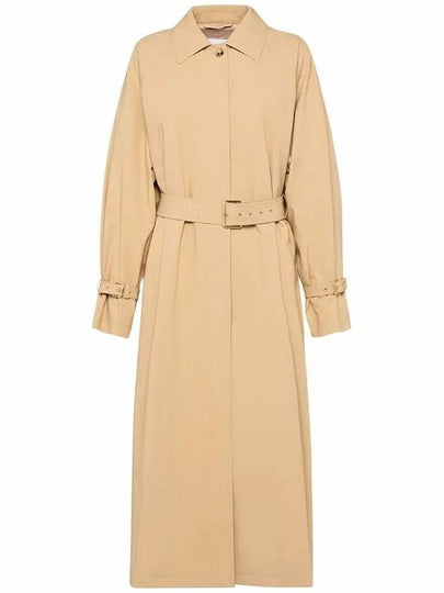 Memo Belt Relaxed Fit Trench Coat Beige - MAX MARA - BALAAN 2