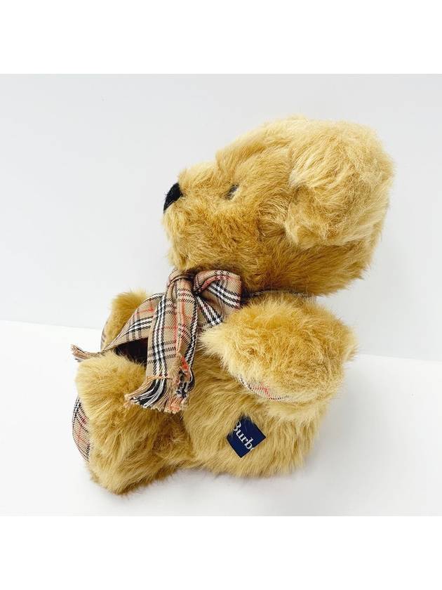 Check Ribbon Teddy Bear Doll 5VBUA37329 - BURBERRY - BALAAN 5