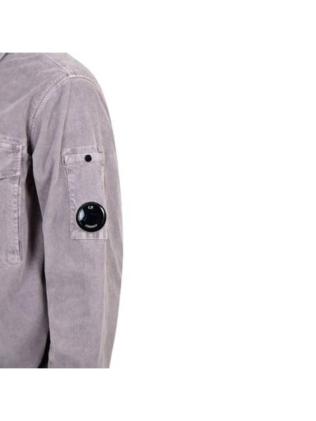 Lens Detail Long Sleeve Shirt Purple - CP COMPANY - BALAAN 4