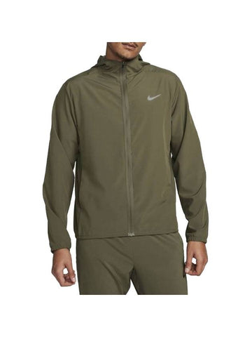 Dri Fit Foam Hooded Track Jacket Khaki - NIKE - BALAAN 1