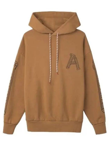 Aries column hooded camel hoodie t shirt - ARIES - BALAAN 1