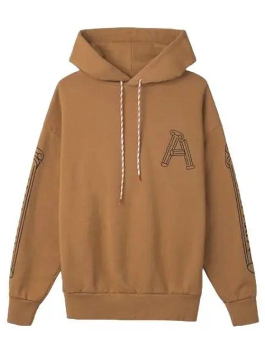 Aries column hooded camel hoodie t shirt - ARIES - BALAAN 1