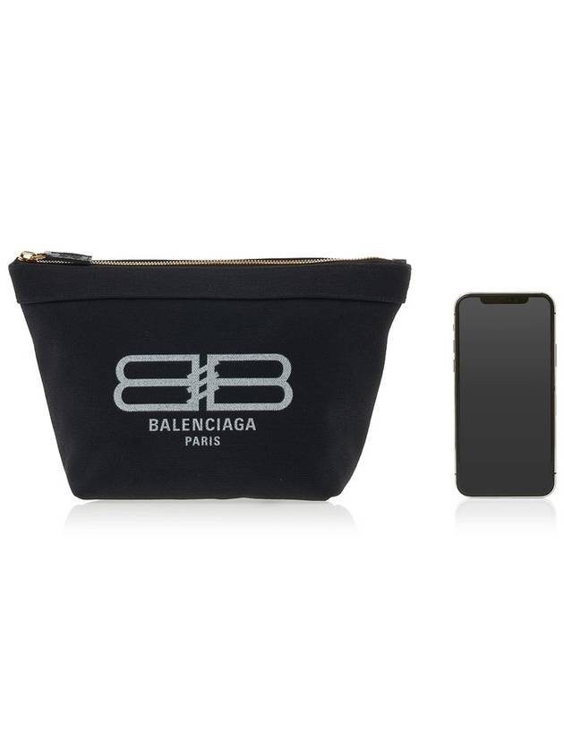 small canvas jumbo pouch bag black - BALENCIAGA - BALAAN 7