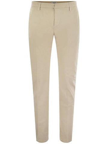 SPIRITISSIMO - Regular chino trousers in light gabardine - DONDUP - BALAAN 1