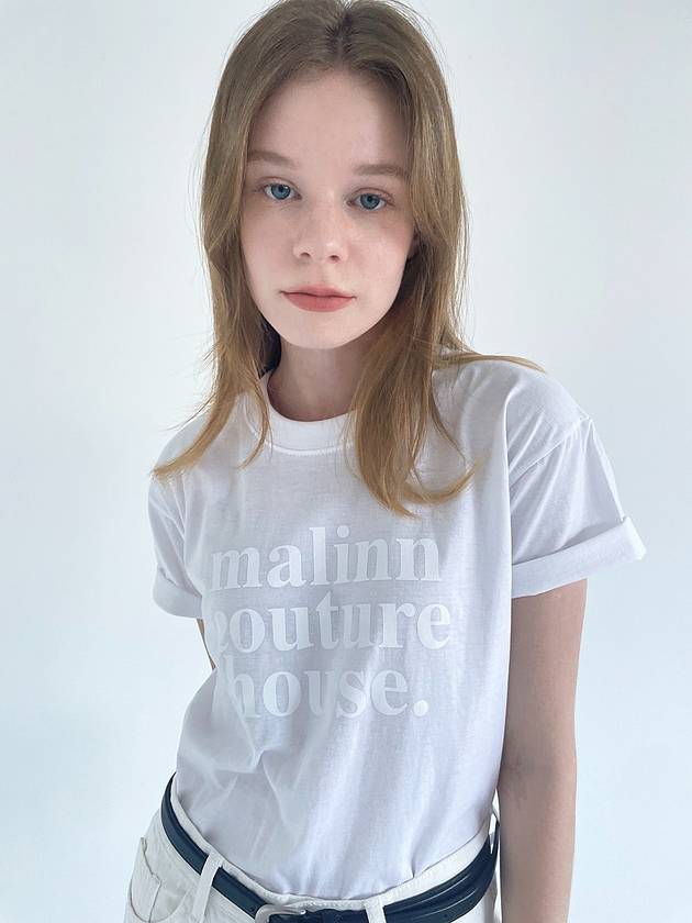 French Short Sleeve T-Shirt White - MALINN - BALAAN 1