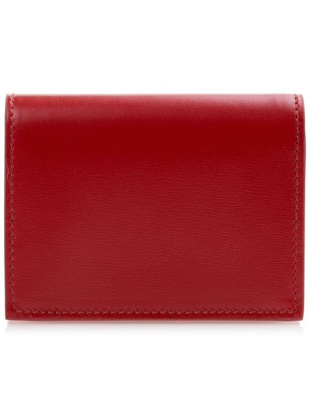 Women's Gancini Compact Bicycle Wallet 22 0627 FLAME RED 0770858 - SALVATORE FERRAGAMO - BALAAN 3